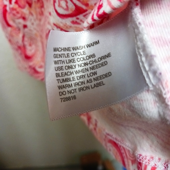 Made for Life Pink Paisley Top - Picture 5 of 5